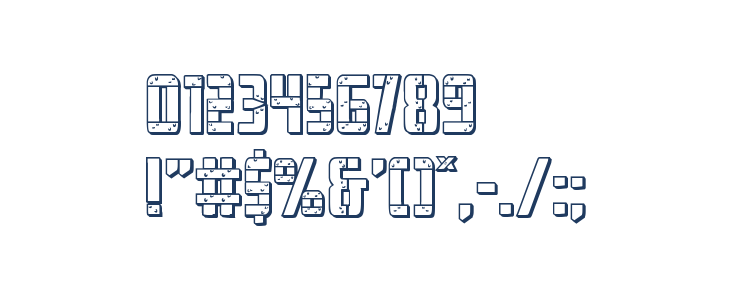 Frank-n-Plank 3D Bold Other Characters