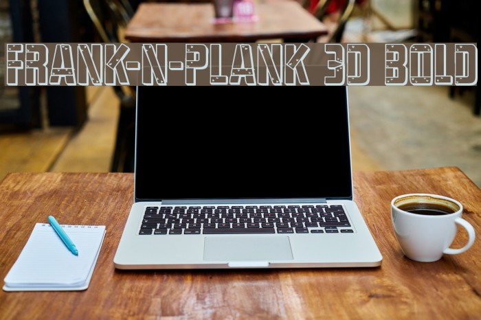 Frank-n-Plank 3D Bold Example 1