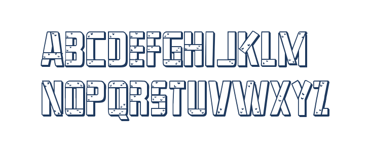 Frank-n-Plank 3D Bold Lowercase