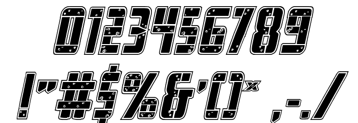 Frank-n-Plank Academy Italic Font OTHER CHARS