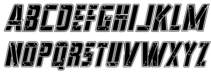 Frank-n-Plank Academy Italic Font LOWERCASE