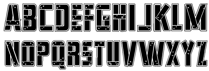 Frank-n-Plank Academy Font LOWERCASE