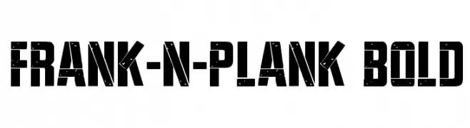 Frank-n-Plank Bold  नि: शुल्क फ़ॉन्ट्स डाउनलोड