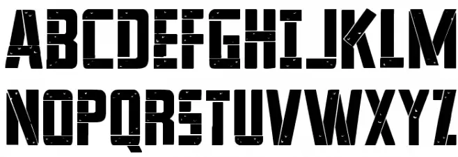 Frank-n-Plank Bold Font UPPERCASE