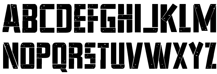 Frank-n-Plank Bold Font LOWERCASE