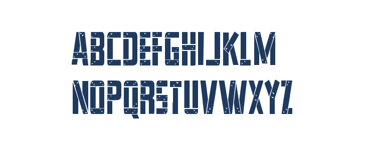 Frank-n-Plank Condensed Lowercase