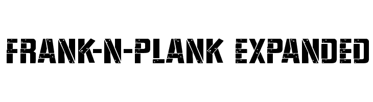 Frank-n-Plank Expanded  フリーフォントのダウンロード