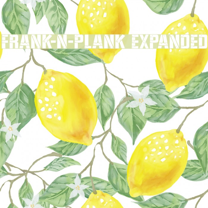 Frank-n-Plank Expanded Font examples