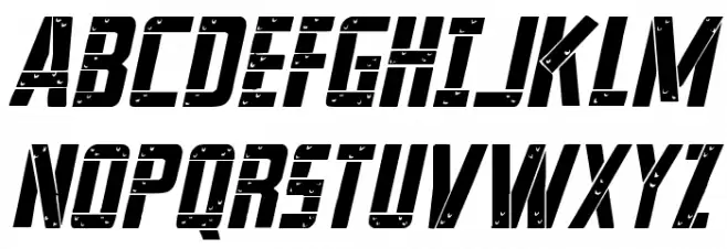 Frank-n-Plank Italic Polices MAJUSCULES
