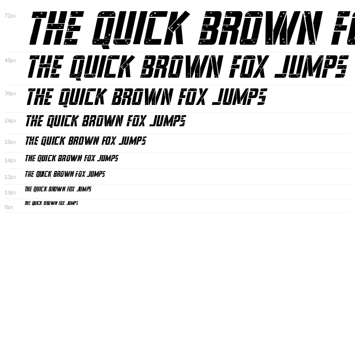 Frank-n-Plank Italic Waterfall