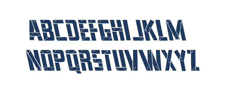 Frank-n-Plank Leftalic Lowercase