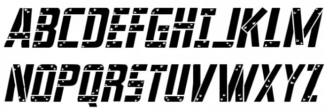 Frank-n-Plank Light Italic Fonte MAIÚSCULAS