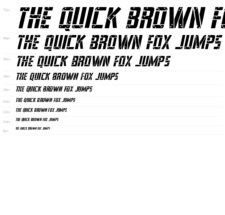 Frank-n-Plank Light Italic Waterfall