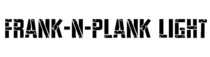 Frank-n-Plank Light  नि: शुल्क फ़ॉन्ट्स डाउनलोड