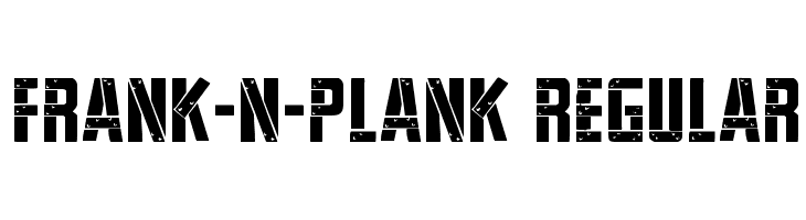 Frank-n-Plank Regular  नि: शुल्क फ़ॉन्ट्स डाउनलोड