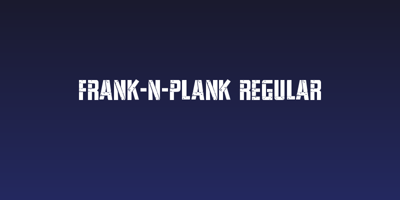 Frank-n-Plank Regular Social Header