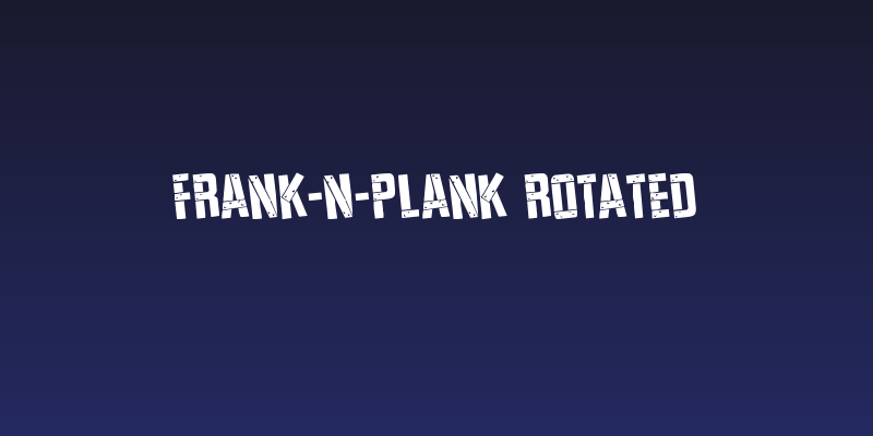Frank-n-Plank Rotated Social Header