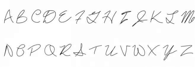 FrankDrebon Schriftart Groß