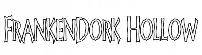 FrankenDork Hollow  baixar fontes gratis