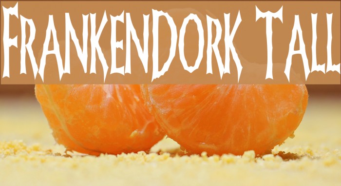 FrankenDork Tall Font examples