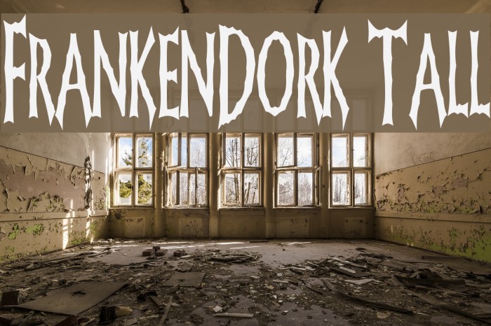 FrankenDork Tall Font examples