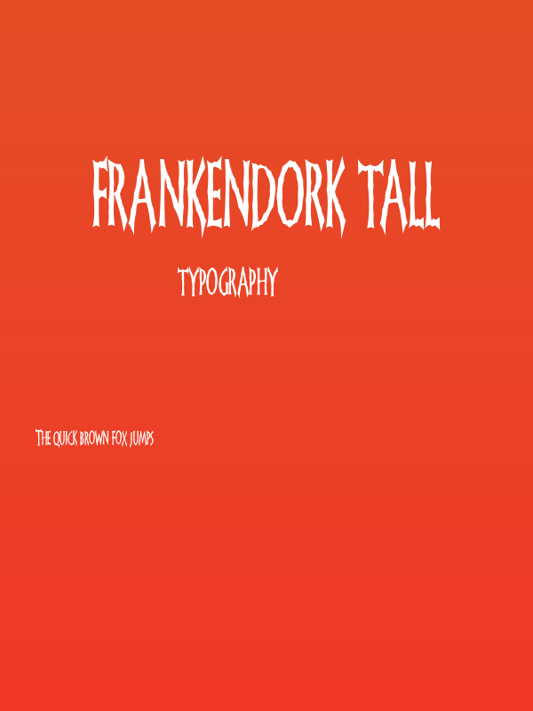 FrankenDork Tall Poster