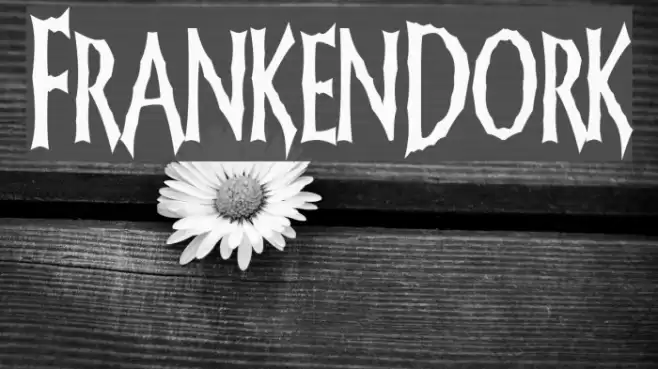 FrankenDork Font examples