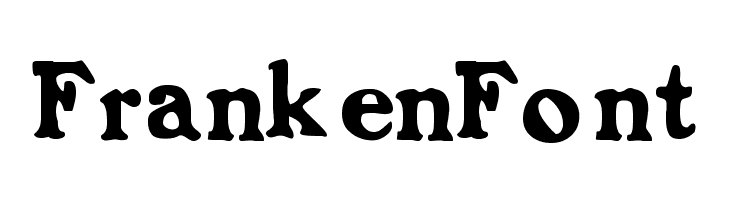 FrankenFont  नि: शुल्क फ़ॉन्ट्स डाउनलोड