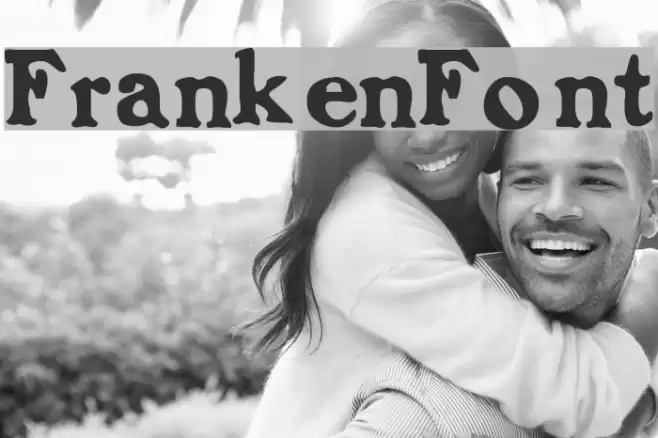 FrankenFont Font examples