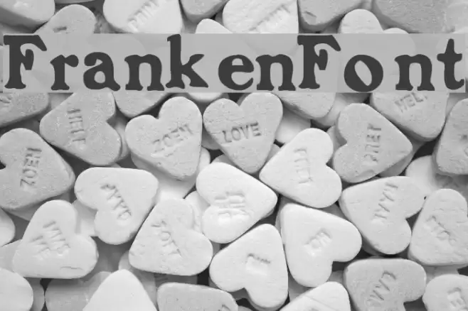 FrankenFont Font examples