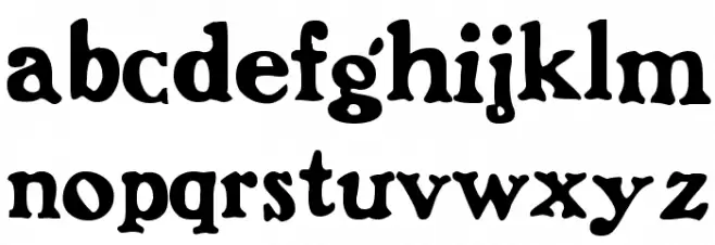 FrankenFont フォント 小文字
