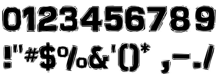 FrankenTOHO Font OTHER CHARS