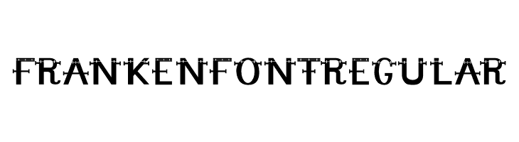 Frankenfont Regular Polices