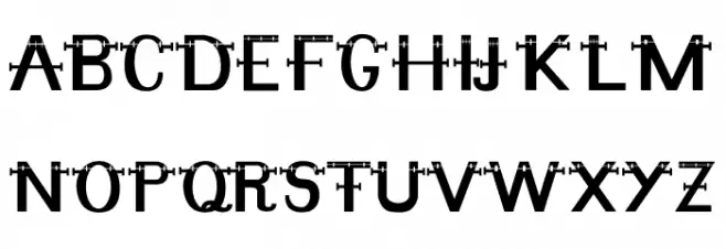 Frankenfont Regular Schriftart Groß