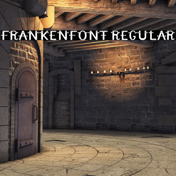 Frankenfont Regular Font examples
