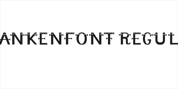 Frankenfont Regular Logo