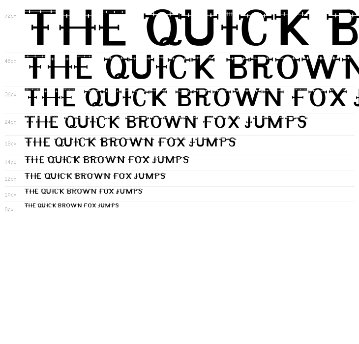 Frankenfont Regular Waterfall