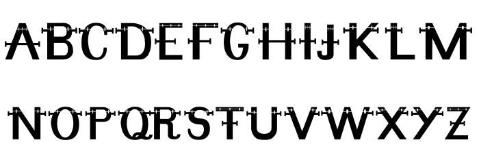 Frankenfont Regular Font LOWERCASE