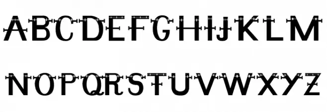 Frankenfont Regular Font LOWERCASE