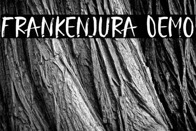 Frankenjura Demo Font examples