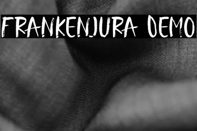 Frankenjura Demo Font examples