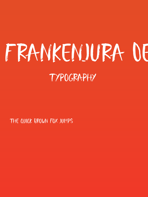 Frankenjura Demo Poster
