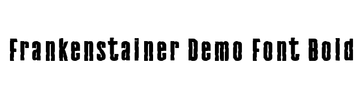 Frankenstainer Demo Font Bold  font caratteri gratis