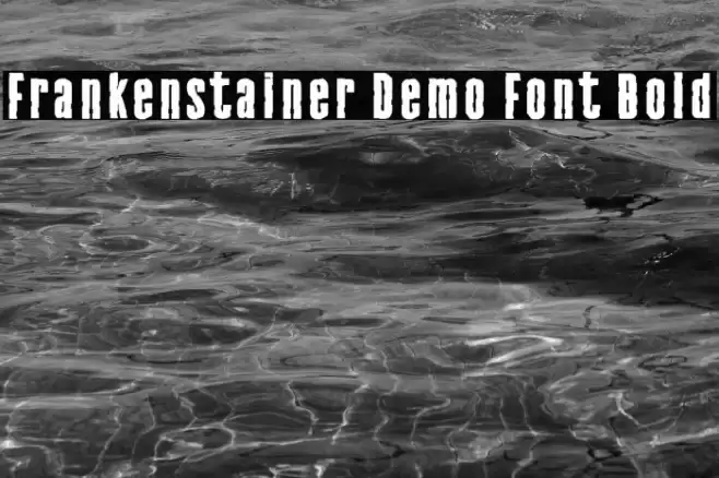 Frankenstainer Demo Font Bold Font examples