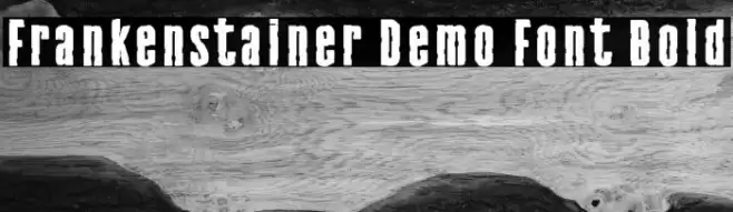 Frankenstainer Demo Font Bold Font examples