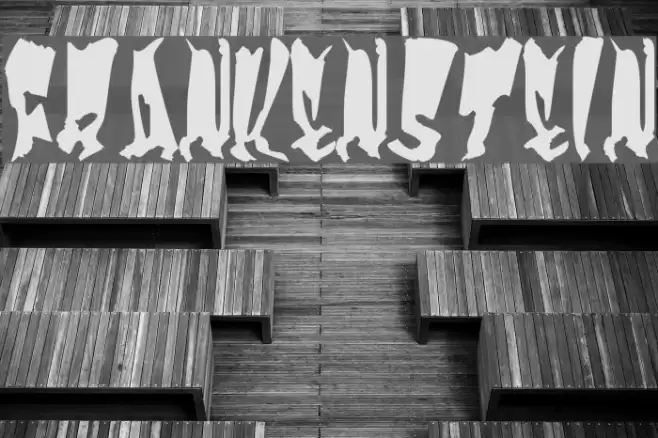 Frankenstein Font examples
