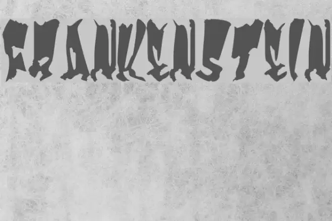 Frankenstein Font examples