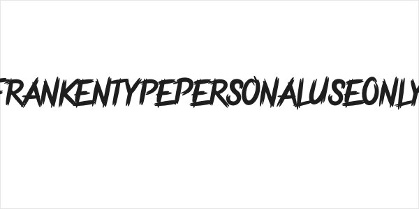 FrankentypePersonalUseOnly Logo