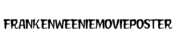 FrankenweenieMoviePoster Font