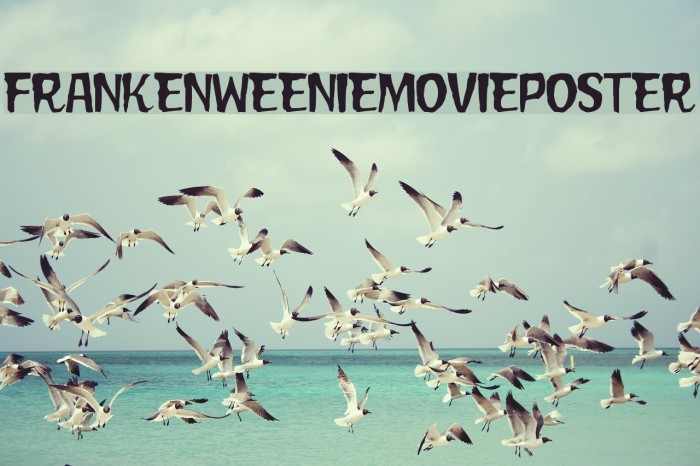 FrankenweenieMoviePoster Font examples